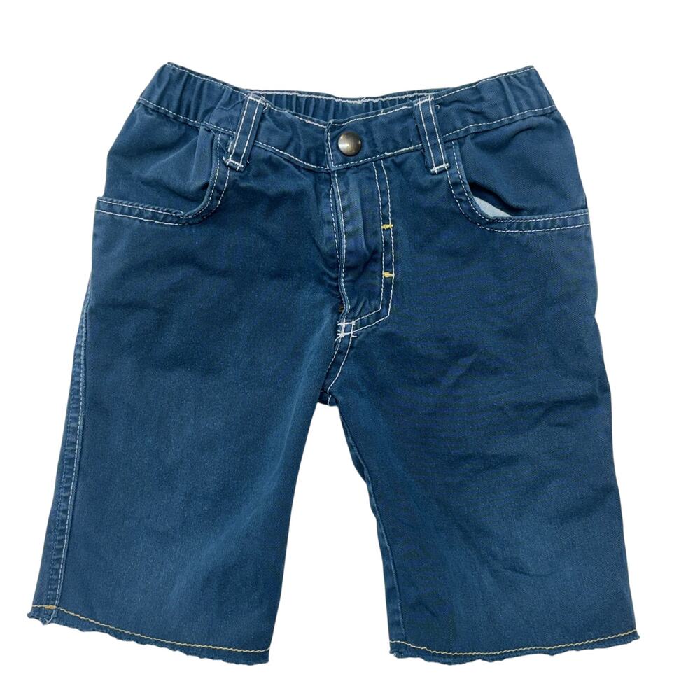 Charlie Rocket Shorts 24 months Toddler Boys Blue Elastic Waist Made in USA